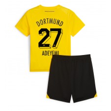 Borussia Dortmund Karim Adeyemi #27 Hjemmedraktsett Barn 2023-24 Kortermet (+ korte bukser)